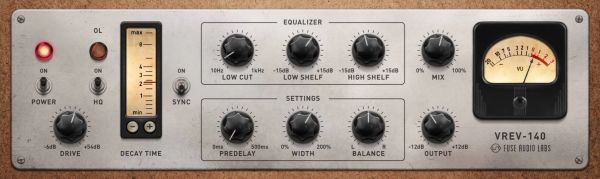 Fuse Audio Labs VREF-140 (Vintage Plate Reverb)